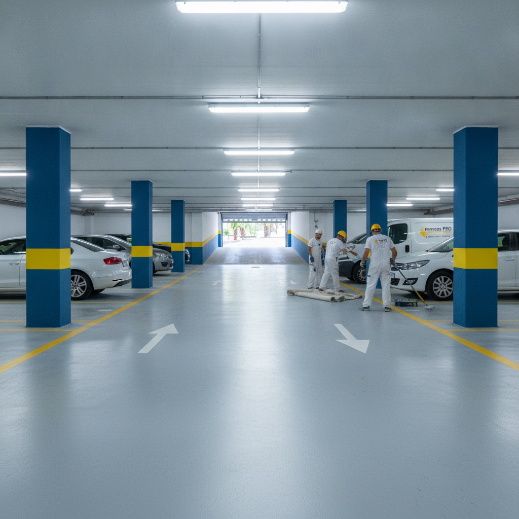 Comprehensive Painting Solutions for Car Parks and Underground Parking in Residential Communities ac