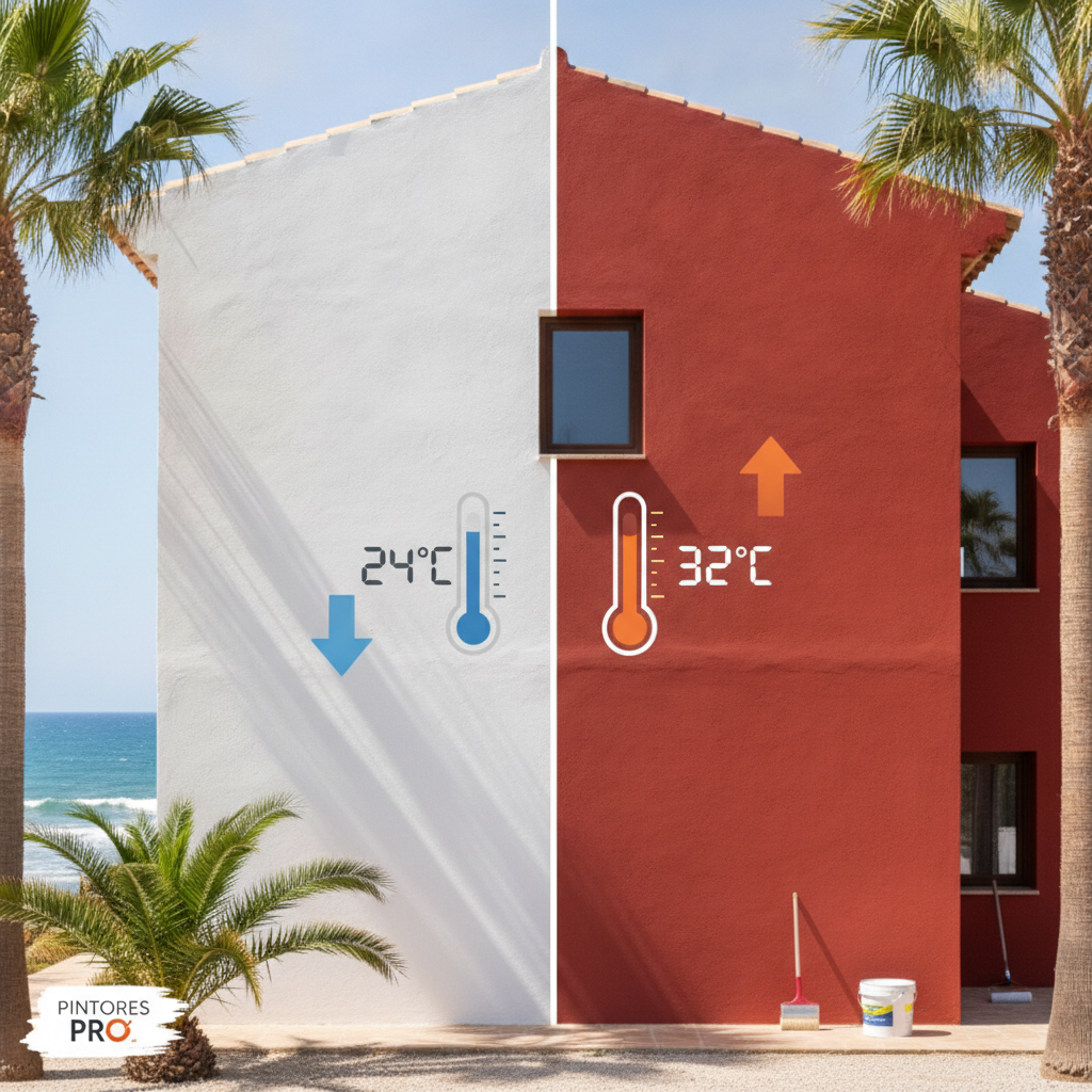 The Science of Color: Cooling Your Estepona Home from the Outside In