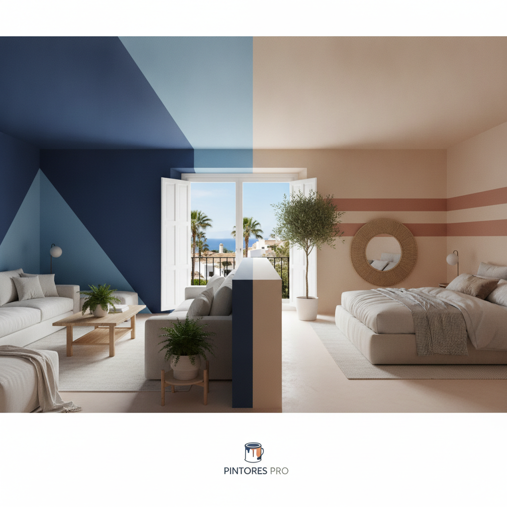 Creative Painting Ideas to Separate Environments in Lofts and Studios in Fuengirola