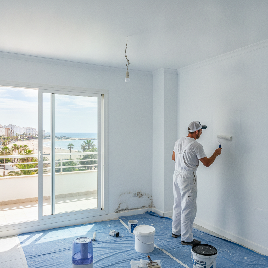 Say Goodbye to Humidity: Anti-condensation Paint to Avoid Black Walls in Torremolinos Apartments