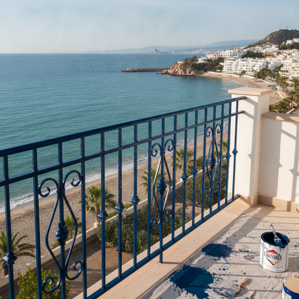 Guide to Painting Iron Railings Exposed to the Sea in Estepona: Protecting Your Coastal Property