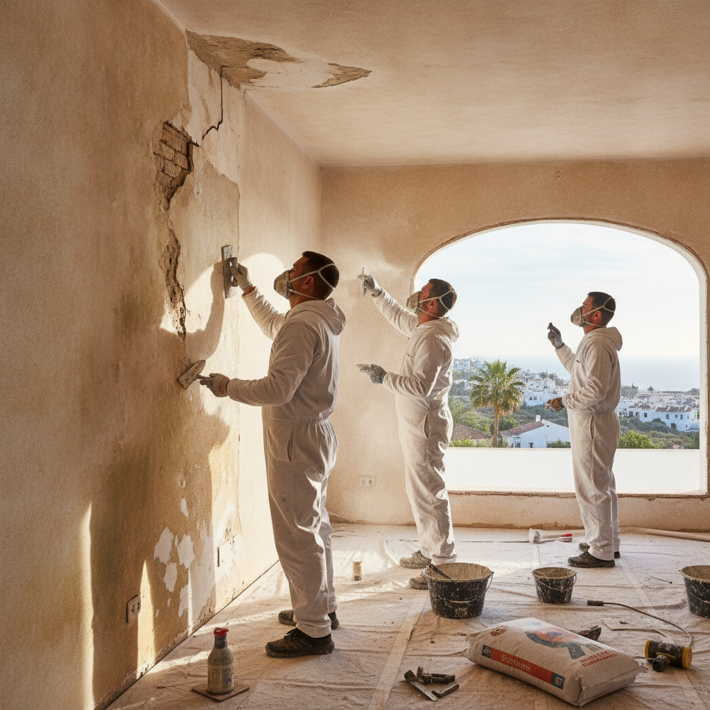 Expert Plaster Repair and Painting Services in Mijas: Restoring Your Home’s Beauty