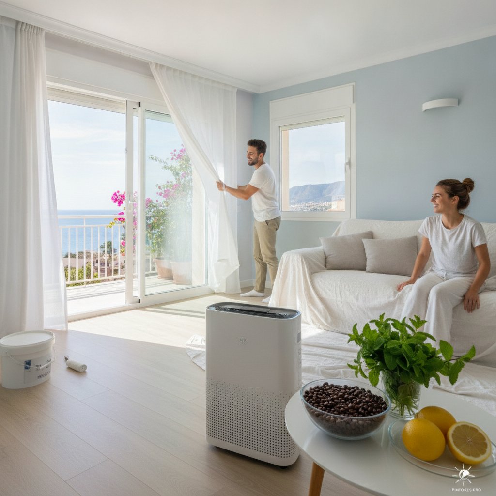 How to Remove Paint Smell Fast After Renovating Your Home in Benalmádena