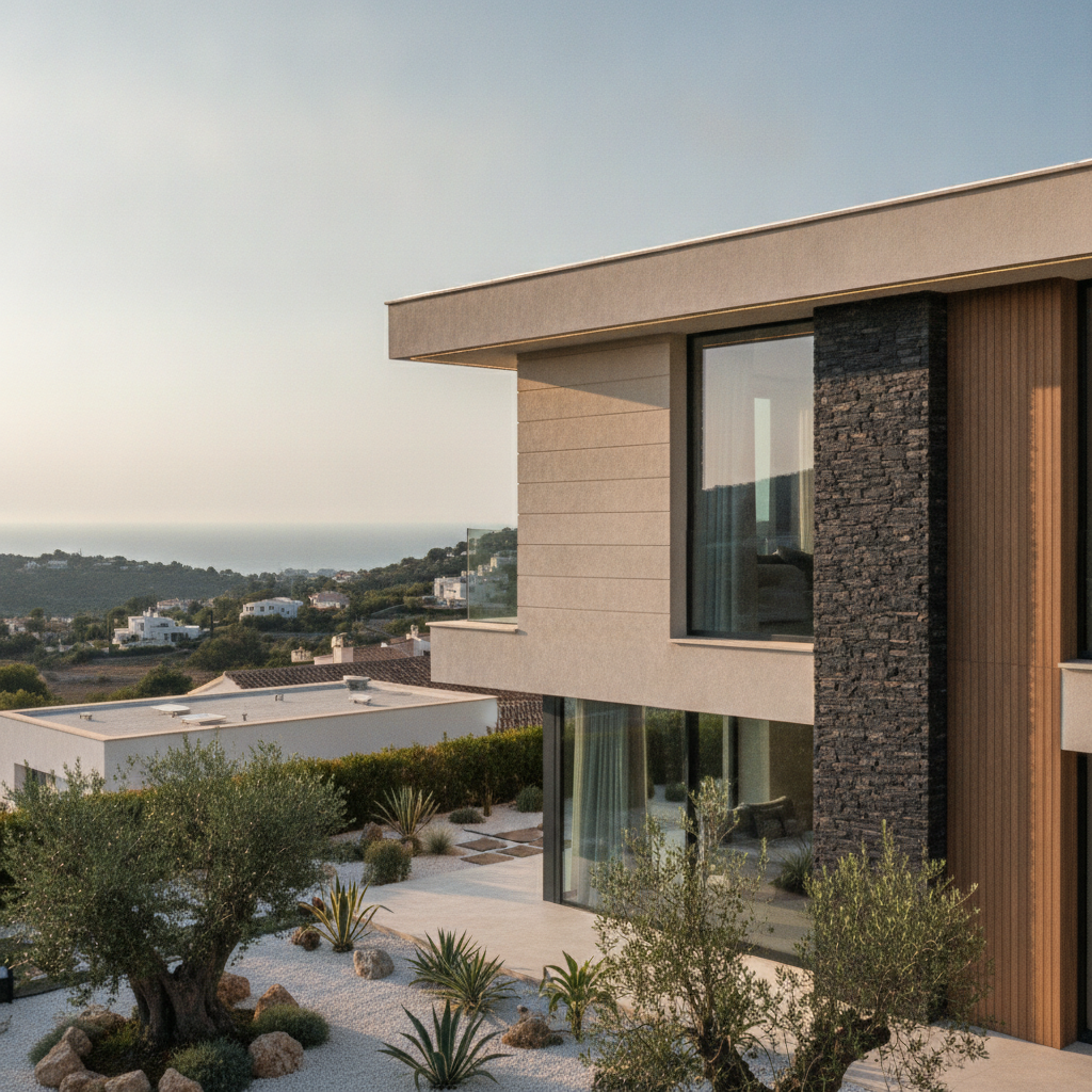Modern Trends in Decorative Coatings for Villa Facades in Benahavís