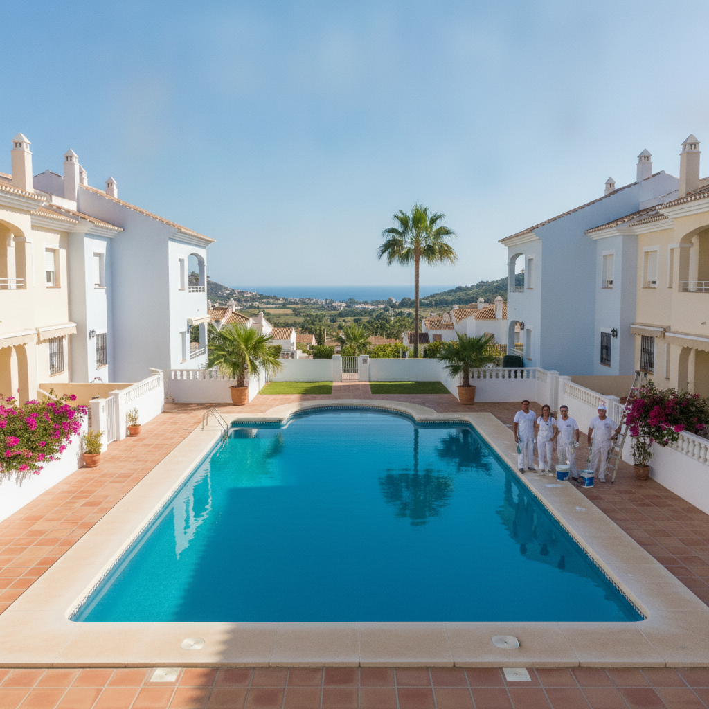 Expert Guide: Tips for Painting Common Areas in Gated Communities in Mijas Costa