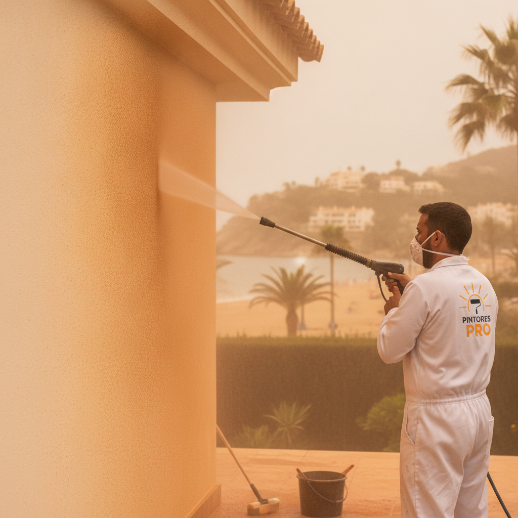 The Impact of Calima on Exterior Paint: How to Clean Your Facade in Marbella