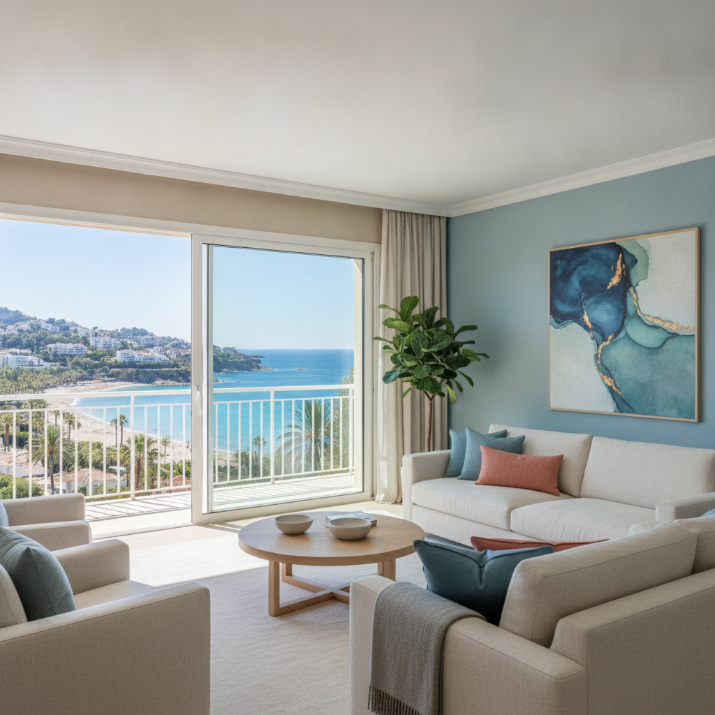 Enhancing Coastal Elegance: How to Coordinate Paint Colors with Sea Views in Marbella Apartments