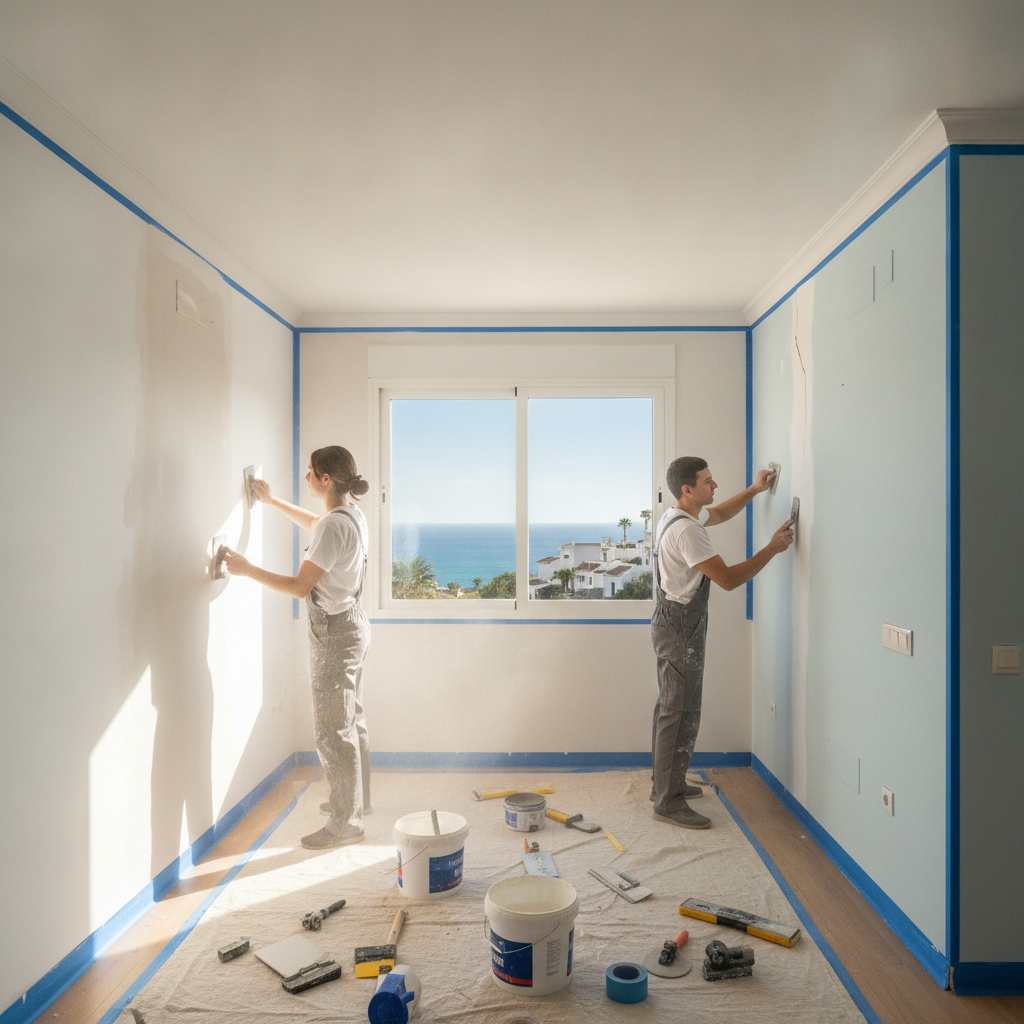 How to Prepare Walls Before Painting Your House in Rincón de la Victoria