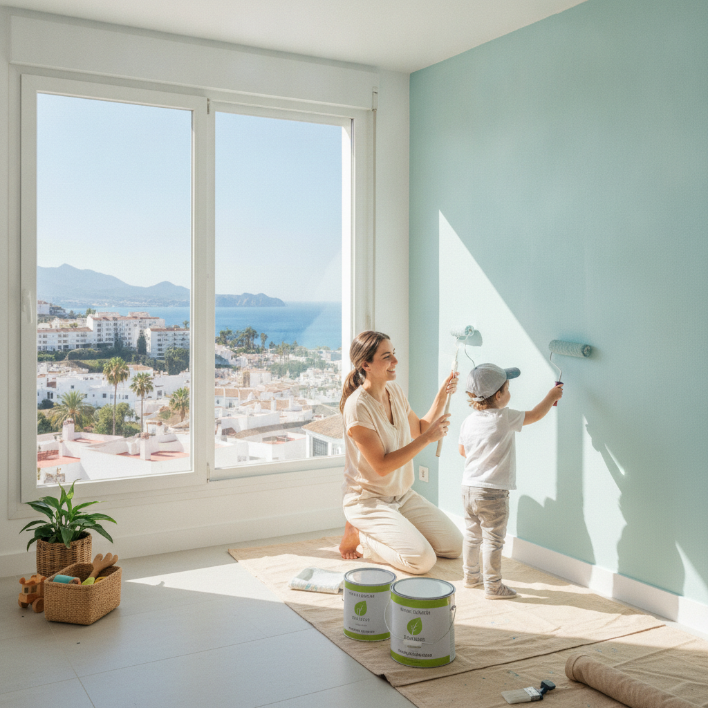 Eco-friendly interior painting: Protect your family’s health in Vélez-Málaga