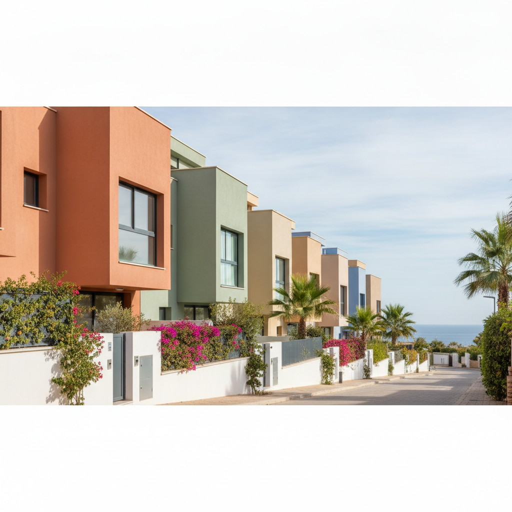 Modern Colors for Facades of Urbanizations in San Pedro de Alcántara: Elevating Coastal Living